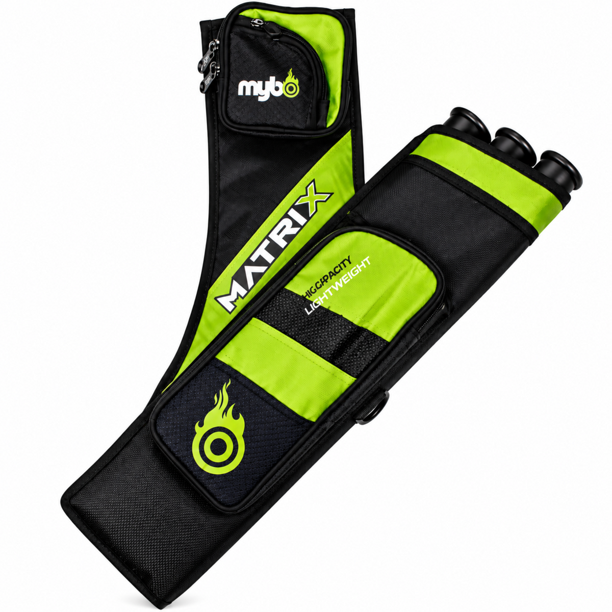 Mybo Matrix Target Quiver - Right Hand - Black / Green