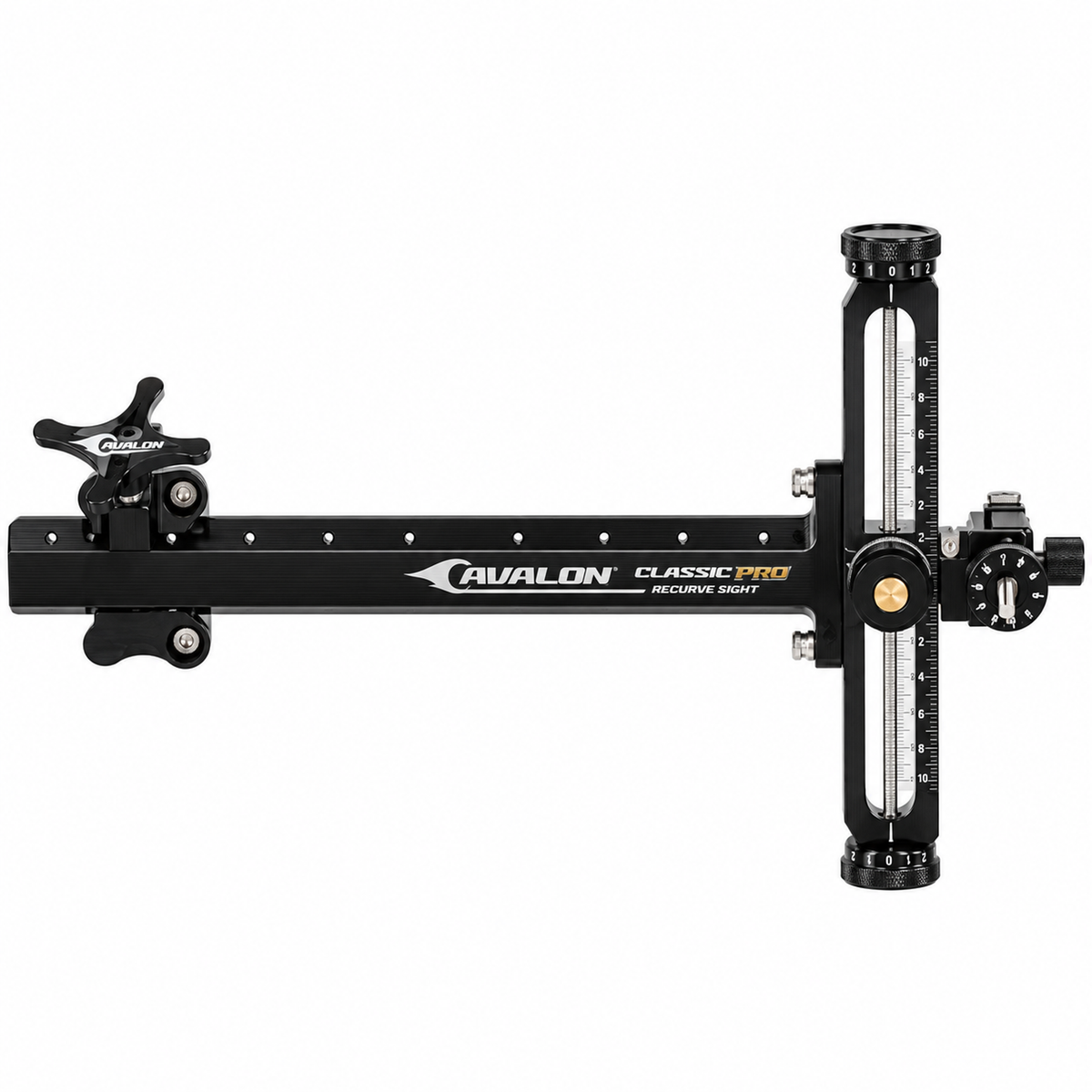 Avalon Classic Pro Recurve Sight - Right Hand - Black