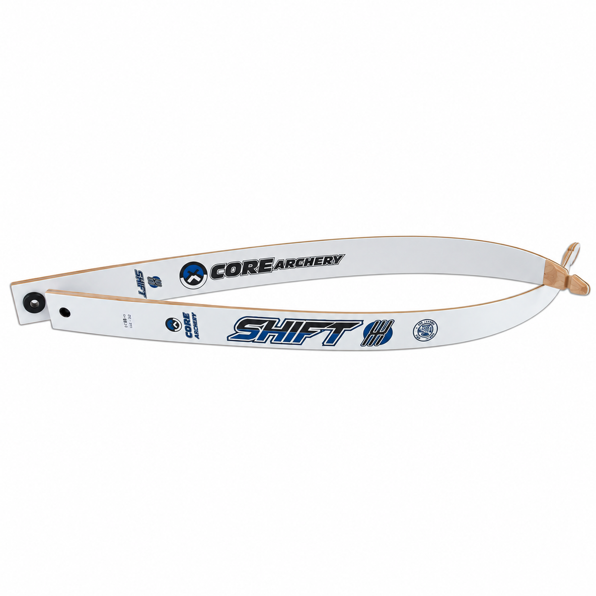 Core Shift Take Down Recurve Limbs - 66" - 20#