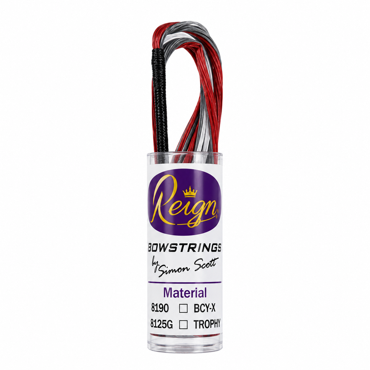 Reign Recurve String - For 66" Bow - Root Beer/Silver