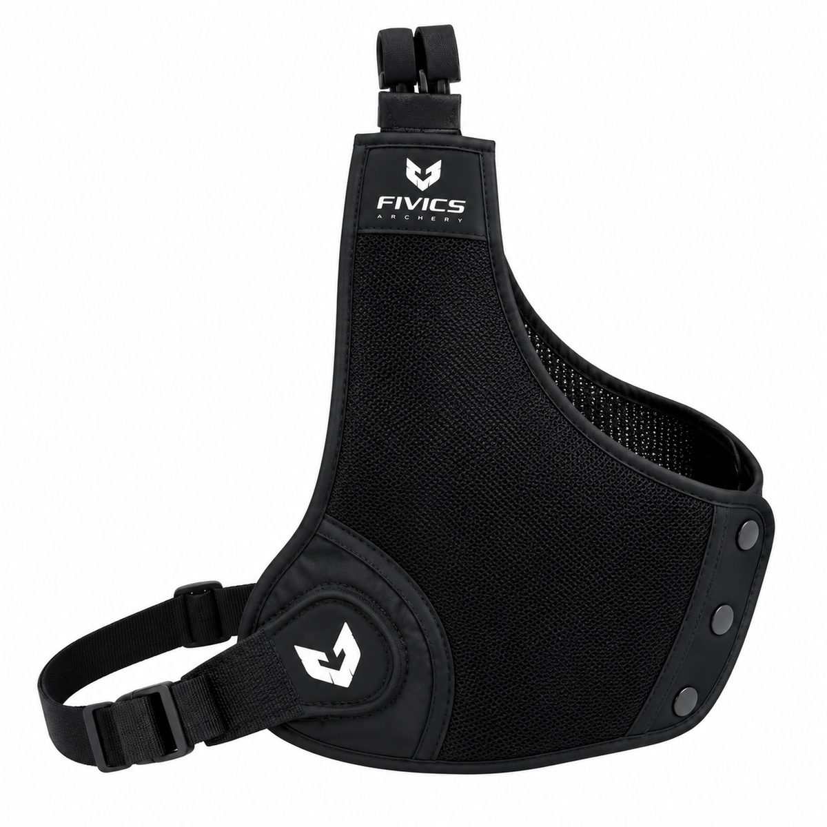 Fivics Air Pad Chest Guard A2- Right Hand- Black - Large