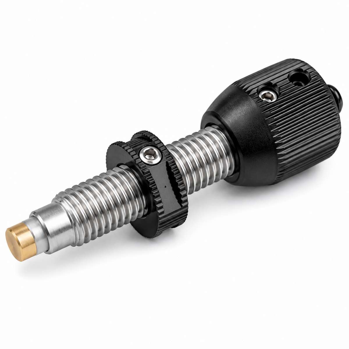 Shibuya DX Gold Tip Button - Black